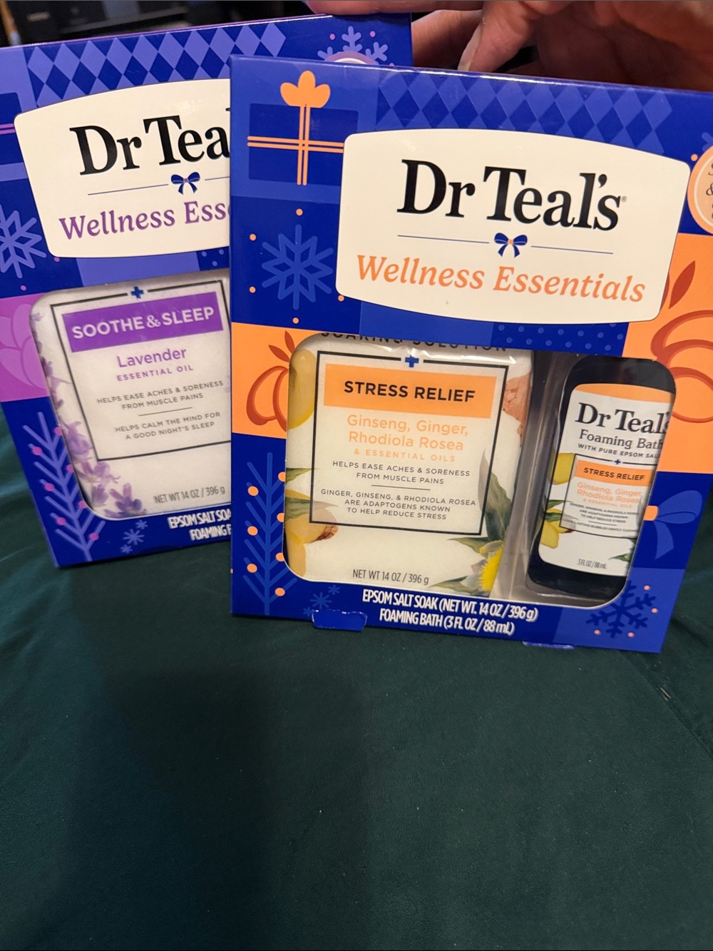2 for 20 Wellness Essentials Stress Relief/ sleep Bath Sets DR TEALS 🦶👣